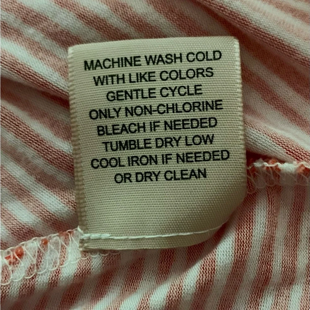 Philosophy Orange and White Striped Midi Dress NWT - XL - Picture 2 of 7